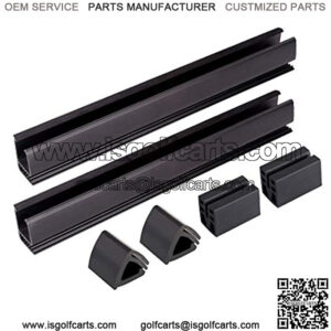 Golf Cart Fold Down Windshield Retaining Sash Clips Kit for Club Car DS & Precedent 1994-up, Complete Hardware Replaces OEM# 101444101 102005801 102163001