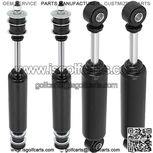 for Club Car Precedent Ds Shocks, 4 X Shocks for Club Cart Front Rear Shocks Absorber for Club Car G&E 1981-2000 2001 2002 2003 2004 2005 2006 2007 DS Gas 2000-up Precedent Struts