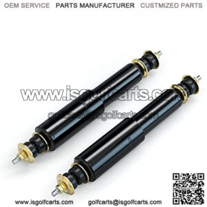 Golf Cart Front and Rear Shock Absorbers for EZGO TXT Golf Carts 1994+, Replaces OEM# 76418-G01, 70248-G01, 70324-G01, 76419-G01 - Set of 2