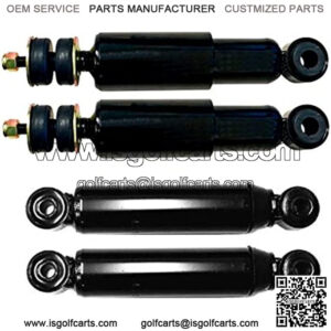 Front + Rear Shock Absorber Set Compatible with Club Car DS Gas/Electric 1014234, 1014235