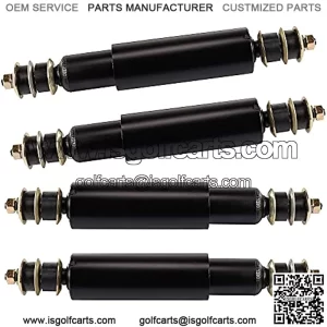 EZGO TXT Shock Absorbers Front and Rear 2 Pairs For 1994-Up Gas & Electric Golf Cart, Replaces OEM Part number # 76418-01, Part # 5006