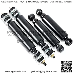 Golf Cart Front and Rear Shock Absorbers Compatible with Club Car DS 1981-2011 Electric & Gas / G&E, 2004-Up Precedent Replace 1014236 1014235