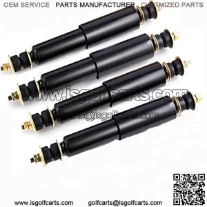 EZGO TXT Golf Cart Front and Rear Shock Absorbers Kit for 1994-Up Gas & Electric Models, Replaces OEM #76418-01, Part #5006