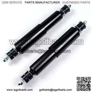 Golf Cart Front Rear Shock Absorbers Fits EZGO TXT Gas & Electric 1994-Up 76418G01 70324-G01 (2 Pack)