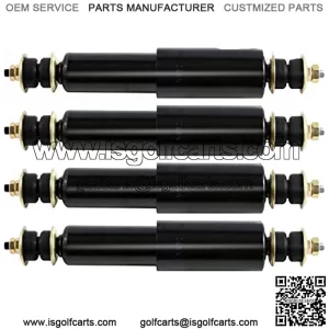 EZGO TXT Shock Absorbers Kit Front and Rear for 1994-Up Electric & Gas Golf Cart Models, Replaces OEM # 76418-01, Part # 5006