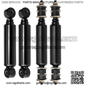 Golf Cart Front Rear Shock Absorber Set Heavy Duty shock Absorber Fits Club Car DS 1988-up, Precedent 2004-up Gas or Electric, Replaces OEM# 1014235 1015813 1010991 1012183 1014236 1013164