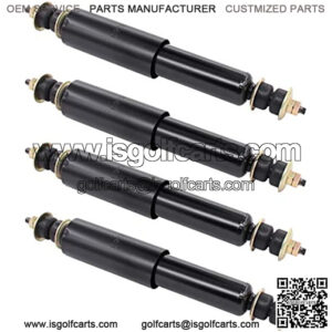 Pack of 4 Front and Rear Shock Absorber Set 76418-01 for EZGO TXT Golf Cart Gas Electric 1994+