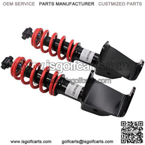 Pair(2) Golf Cart Front Shocks Absorber Assembly Set for 2007-2016 Yam-aha Drive G29 Gas & Electric Carts Passenger Side and Driver Side JW2-F3390-00-00 JW2-F3350-00