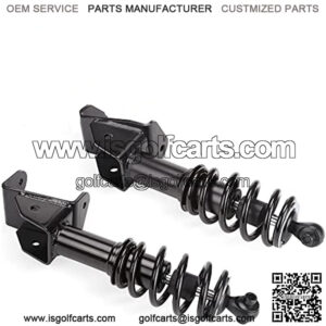 Front Shocks Absorbers Kit for Yamaha G29 Drive Golf Cart, Passenger and Driver Side, Replace OEM JW2-F3390-00-00 JW2-F3350-00