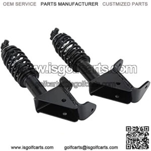 Golf Cart Front Shock Absorber Spring Set Fits Yamaha G22 G&E 2003-2007 Passenger Side + Driver Side OEM # JUO-F3350-20 JUO-F3390-20