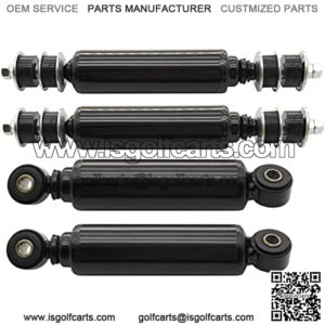 1014235 1014236 1015813 1033510-01 Golf Cart Front and Rear Shock Absorbers Replacement for 1988-up Club Car DS G&E 2004-up Precedent G&E (Black)