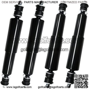 Golf Cart Shocks for EZGO TXT Front & Rear Shocks Absorbers for Medalist/TXT/Marathon G/E 1994-Up 70928-G01 76419-G01 Gas or Electric Extended Length 2 Pairs 4PCS
