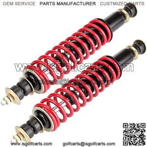 Golf Cart Heavy Duty Coil Shock Absorber Kit, EZGO TXT Front Rear Coil Verload Shocks for Medalist, Marathon, ST350 1994-up Gas or Electric Golf Cart, Replaces OEM# 70630-G01 76418-G01 -