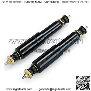 Golf Cart Front and Rear Shock Absorbers for EZGO TXT Golf Carts 1994+, Replaces OEM# 76418-G01, 70248-G01, 70324-G01, 76419-G01 - Set of 2