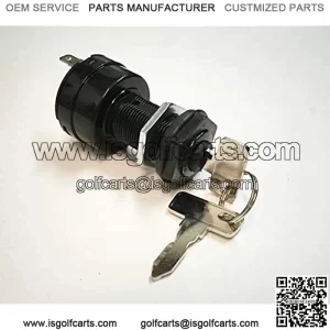Club Car Ignition Key Switch for Gas Golf Carts 1996-Up, 4 Terminal, 102571401