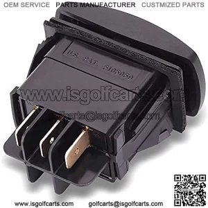 Golf Cart Forward Reverse Switch for Club Car DS and Precedent 1996-up 48V Electric PowerDrive Plus, FWD REV Rocker Switch