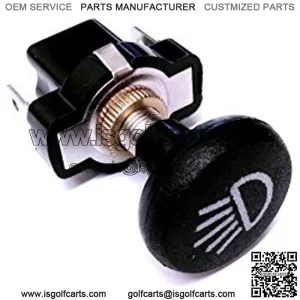 Golf Cart Push / Pull Headlight Switch Button For Club Car, EZGO, Yamaha By LLC