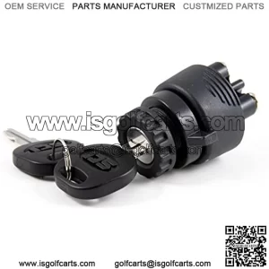 GOLF CARTS UNIVERSE Golf Cart Ignition Key Switch ON/Off/ON Club Car EZ-GO Yamaha
