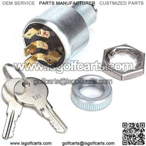 EZGO Golf Cart Starter Ignition Switch and Key Kit 33639-G01