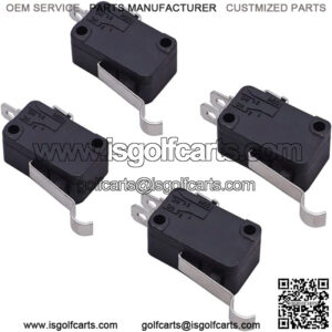 Micro Switch 2 & 3 Prong Switch Kit for Club Car Golf Cart 1014807 1014808 4 Pcs