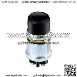 Golf Cart 12V Horn Switch Button w/ Cover Floor Mount For Club Car, EZGO, Yamaha