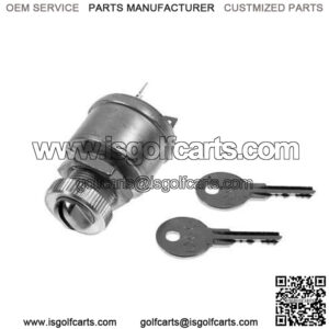 Universal 2 Terminal Key Switch With Mixed Key Codes for EZGO Golf Cart