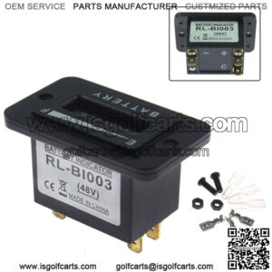 48V Volt BATTERY INDICATOR METER GAUGE for EZGO Club Car Yamaha Golf Cart