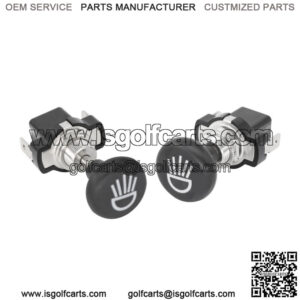 2PCS Golf Cart Push Pull Light Switch 12 Volt for Club Car Yamaha EZGO Headlight