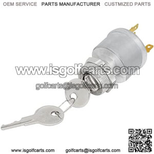 Golf Cart Ignition Switch and Starter Switch Key Fits EZGO (1981-up) TXT Gas/Electric with Lights OEM# 33639G01 33639-G01