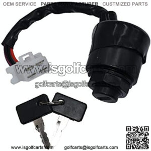 Ignition Key Switch 4 Pins Fits Yamaha G14 Gas/Electric Golf Cart Models JN3-82510-00-00