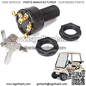 Golf Cart Ignition Switch with Keys for Club Car DS 1996-up, OEM# 1018263-01