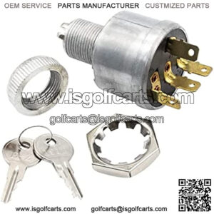 EZGO TXT Ignition Switch, Starter Switch Key Fits Golf Cart 33639-G01