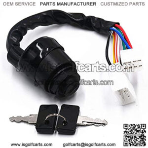J17-82508-20 Ignition Switch w/Keys Compatible with Yamaha Gas 2 Cycle for Cart G1 Models 1979-1989