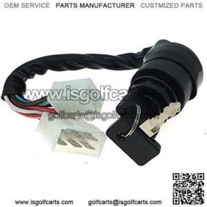 Ignition Switch for Yamaha Gas 2 Cycle Golf Cart G1 Models 1979-1989 Replace J17-82508-20