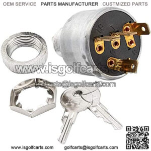 Ignition Switch Key Starter Switch Fits EZ-GO TXT Golf Cart 33639-G01