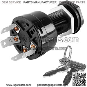 Golf Cart Ignition Key Switch for Club Car Precedent 2004-up OEM# 102515101-4 Pin