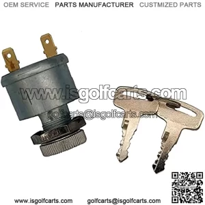 Ezgo Golf Cart Key Switch 2 Terminal E-Z-G-O Ignition Switch