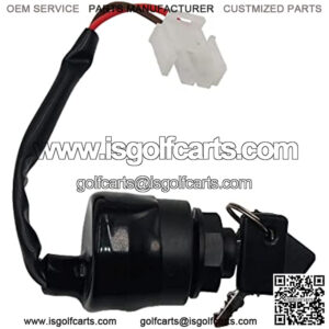 Ignition Key Switch JN8-82510-09 Fits Yamaha Golf Cart Gas/Electric G11 G16 G20 G21 G22 1996-2004