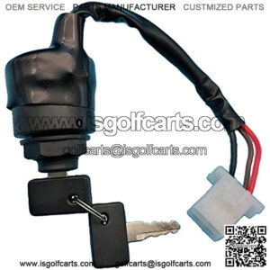Ignition Key Switch & Keys Compatible with Yamaha Golf Cart G14 JN3-82510-00-00 Gas or Electric New Z460