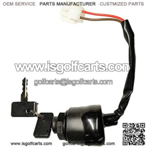 Ignition Switch & Keys for G11 G16 G19 Yamaha Gas/Electric Golf Cart 1996-2004