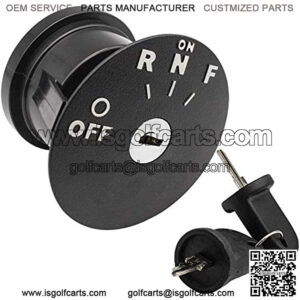 Ignition Key Switch W/2 Keys for EZGO Electic RXV 2008-Up Replaces #605637