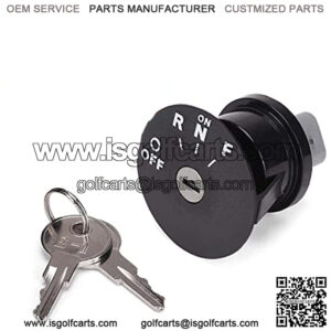 Starter Ignition Key Switch for EZGO RXV 2008-up Electric Golf Cart, OEM# 605637, 609682, 611283