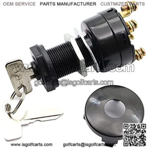 Ignition Key Switch Compatible with Club Car Golf Cart DS 1996-up Replace Part Number Keys 1012505 Ignition Switch 101826301