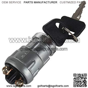 Ignition Starter Switch with 3 Position 3 Connection Terminal 2 Keys Replacement for Car, Moto, Tractor, Forklift, Truck, Scooter, Trailer, Agricultural,Modified Car Pit Quad Go Kart UTV Moped Buggy