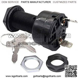 Golf Cart Ignition Switch Key Compatible with Club Car Precedent Electric 2004-UP #102508601