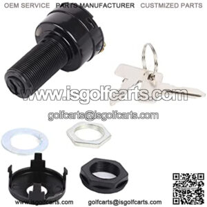 Golf Cart Key Switch Kit Ignition Switch Starter Fits 36V/48V DS Electric Club Car 1996+ 101826201