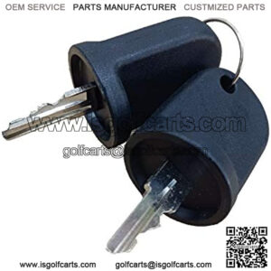Golf Cart Accessories 2PCS kit Ignition Switch Key fit for EZGO RXV G&E #611282 605946 606993