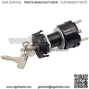 Golf Cart Ignition Key Switch for 2004-up Club Car Gas Precedent OEM# 1025151 4-pin