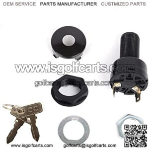Golf Cart Key Switch Starter Ignition Used for Club Car Precedent Electric 2004+ 2-PIN OEM#102508601