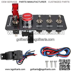 12V Carbon Ignition Switch Panel Engine Start Push Button LED Toggle Racing Auto,ESUPPORT 16mm 12V 3A Car Blue LED Light Power Metal Push Button Toggle Switch Socket Plug Latching Black Shell,ESUPPORT 12V Car Vehicle Blue LED Light Rear Fog Push Button Metal Toggle Switch Socket Plug 19mm,ESUPPORT 12mm Anti Vandal Momentary Metal Push Button Toggle Switch Pack of 5,ESUPPORT Black 19mm 12V 5A Power Symbol Angel Eye Halo Car Red LED Light Metal Push Button Toggle Switch Socket Plug Wire Waterproof